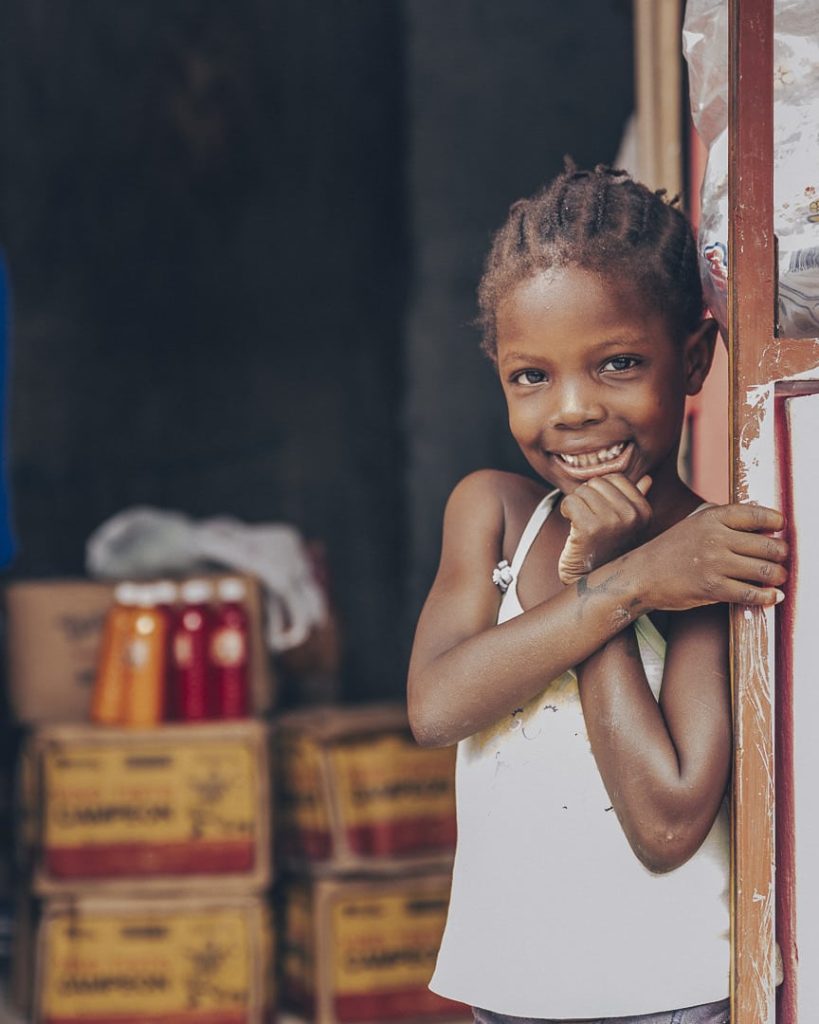 Portrait d'enfant Haïti