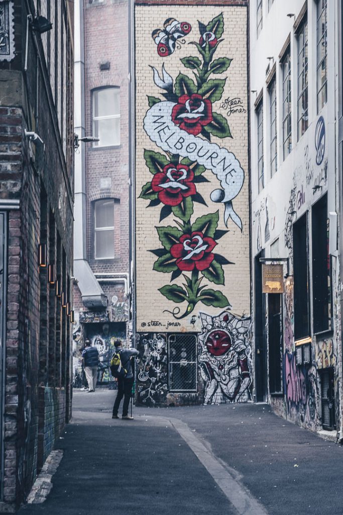 Oeuvre de Street art Melbourne - Australie