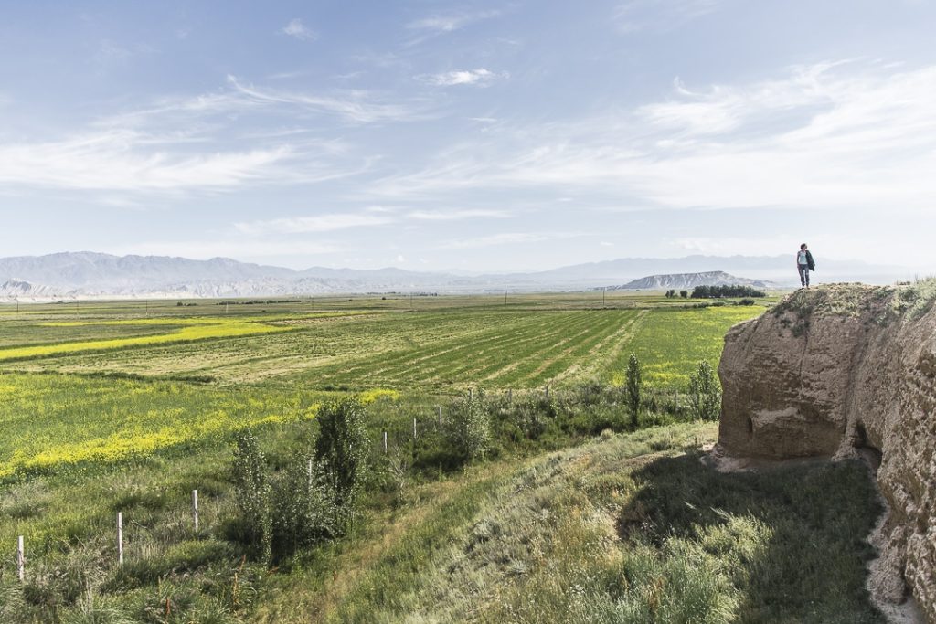 Haut de la forteresse d'At Bashi - Kirghizstan