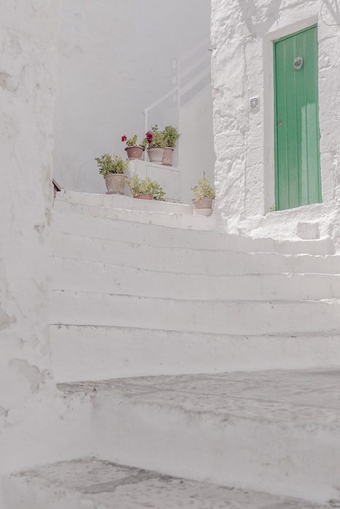 Un petit air de Grèce à Ostuni dans le sud de l'Italie