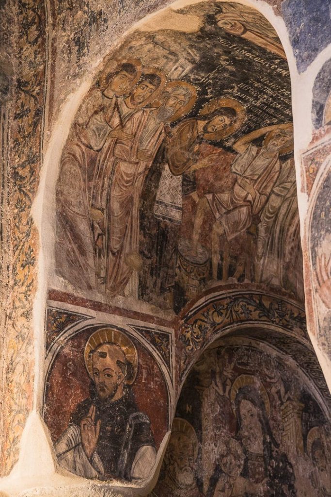 Fresques byzantines à voir dans la Chiesa di san Pietro à Otrante