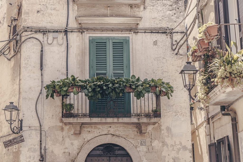 Balcon végétalisé à Altamura