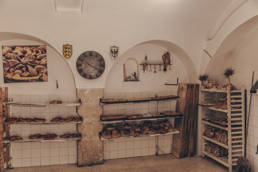 Boulangerie rustique d'Altamura, connue comme la cité du pain dans toute l'Italie