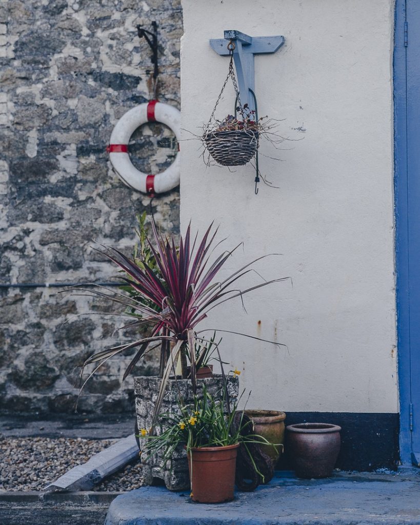 voyage en cornouailles angleterre - detail jardin village de charlestown