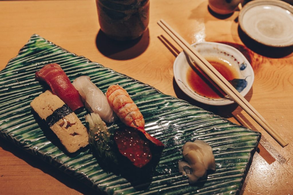 Mon assiette de sushis #tokyo #japon