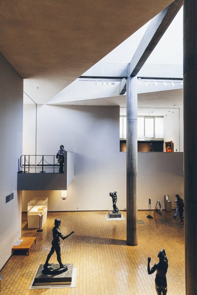 Architecture Lecorbusier du musée des arts occidentaux situé dans le parc Uneo à Tokyo #japon #asie #lecorbusier
