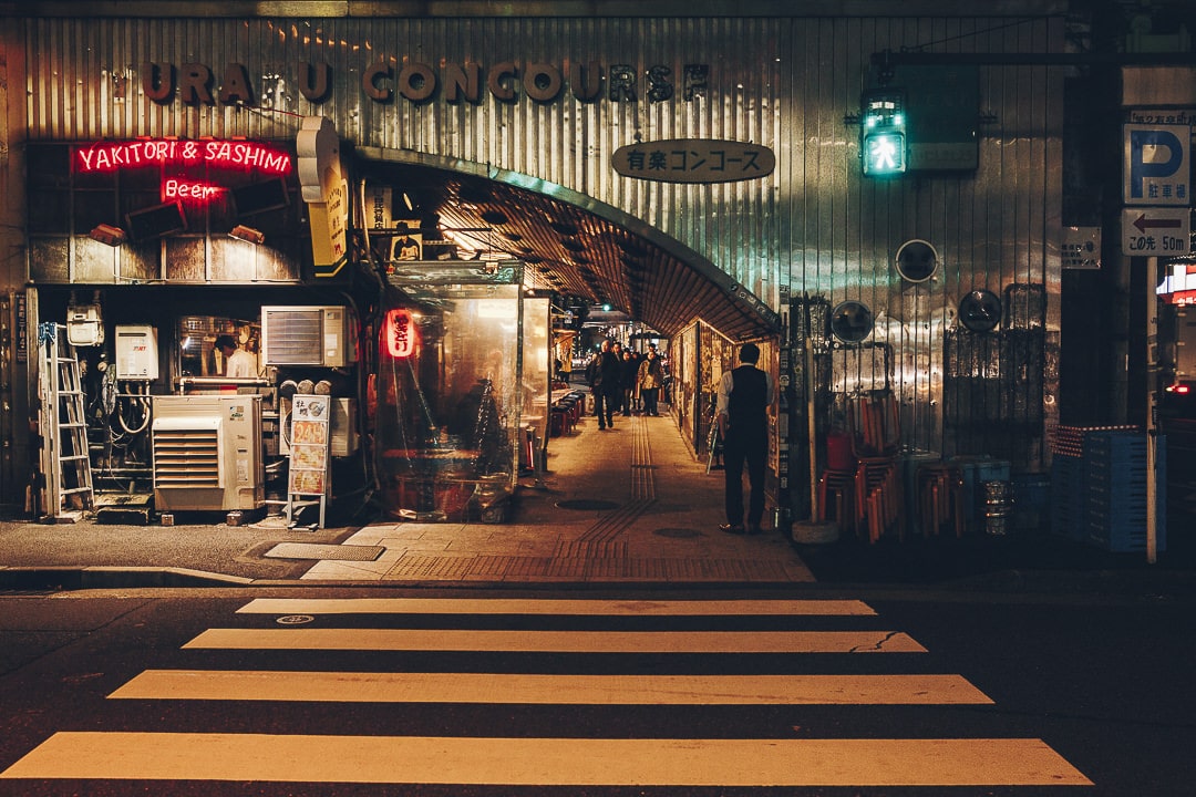Passage sous les rails de Yurakucho, Tokyo #japon #asie