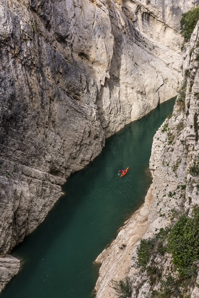 Kayak dans les gorges du Mont Rebai - Catalogne #macatalogne #catalogne