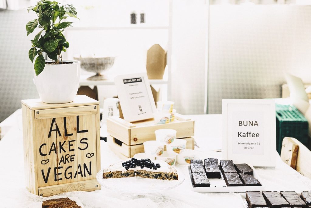 Cakes vegan du Buna café #graz #autriche