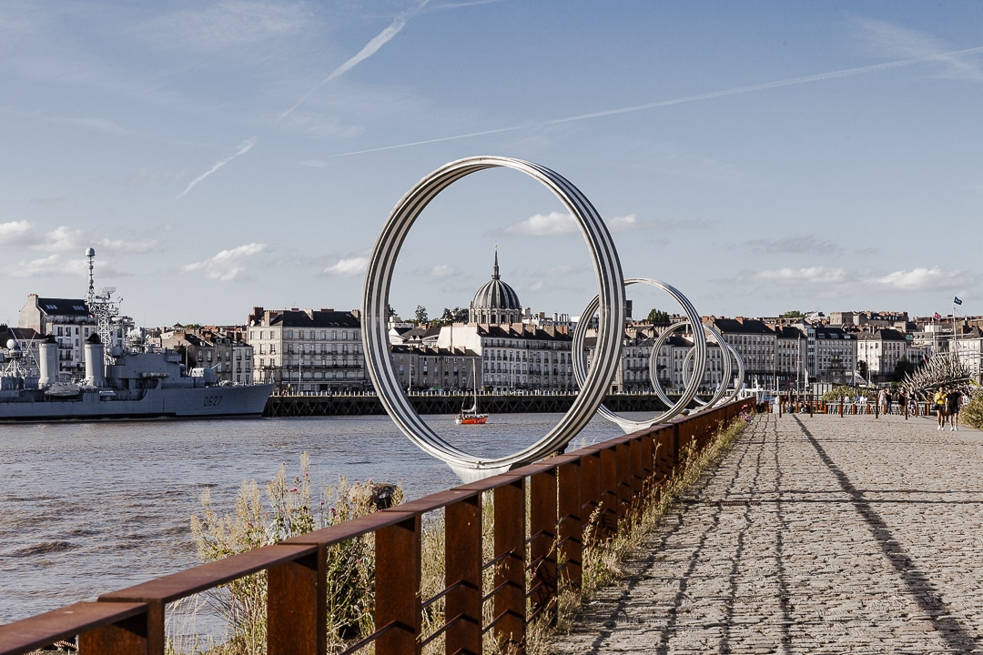 Les anneaux de Buren à Nantes #lvan #nantes
