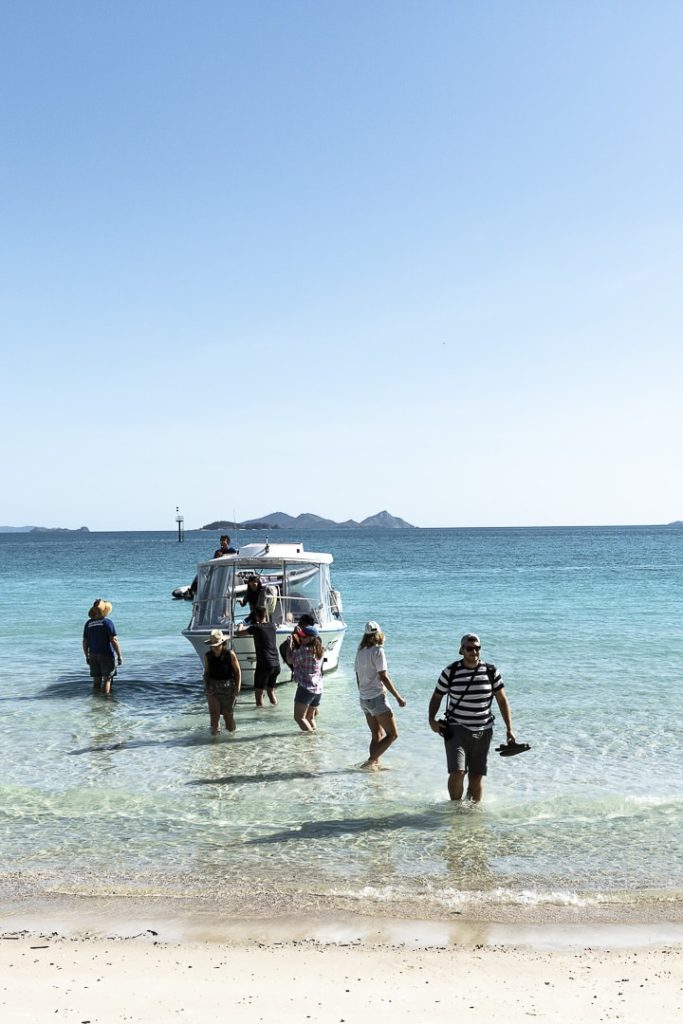 Arrivee sur Whitehaven beach #australie
