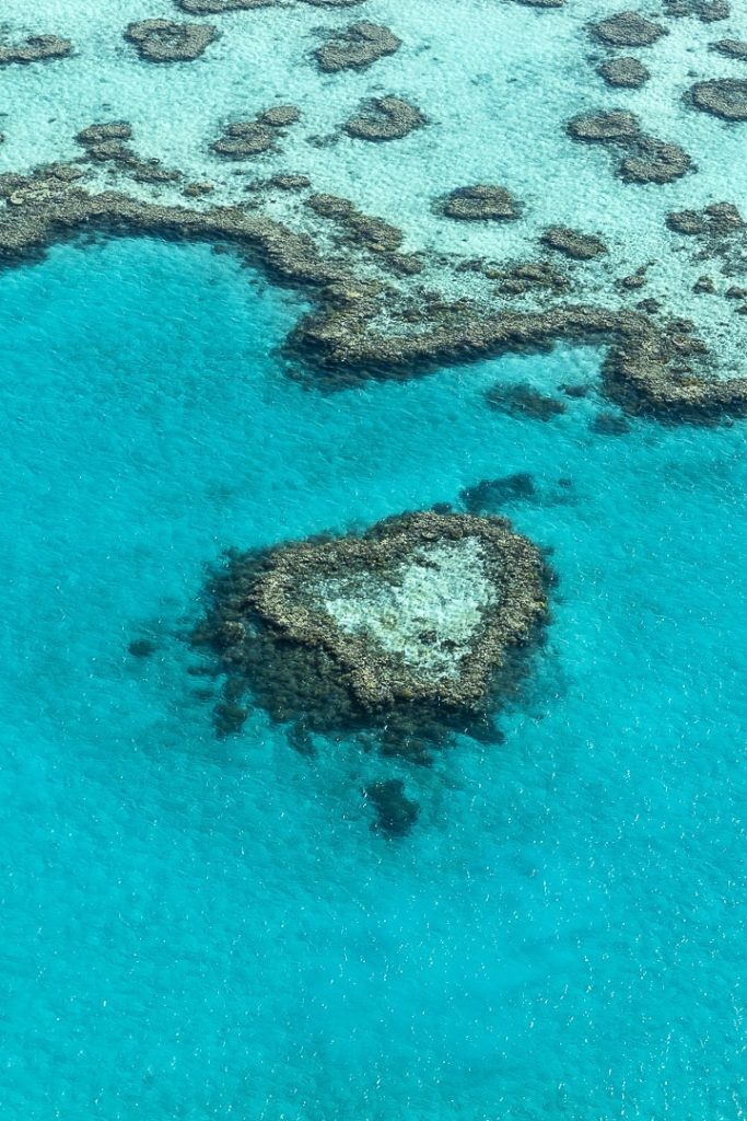 Survoler heart reef, ce récit en forme de coeur découvert dans les années 70 #australie #whitsunday