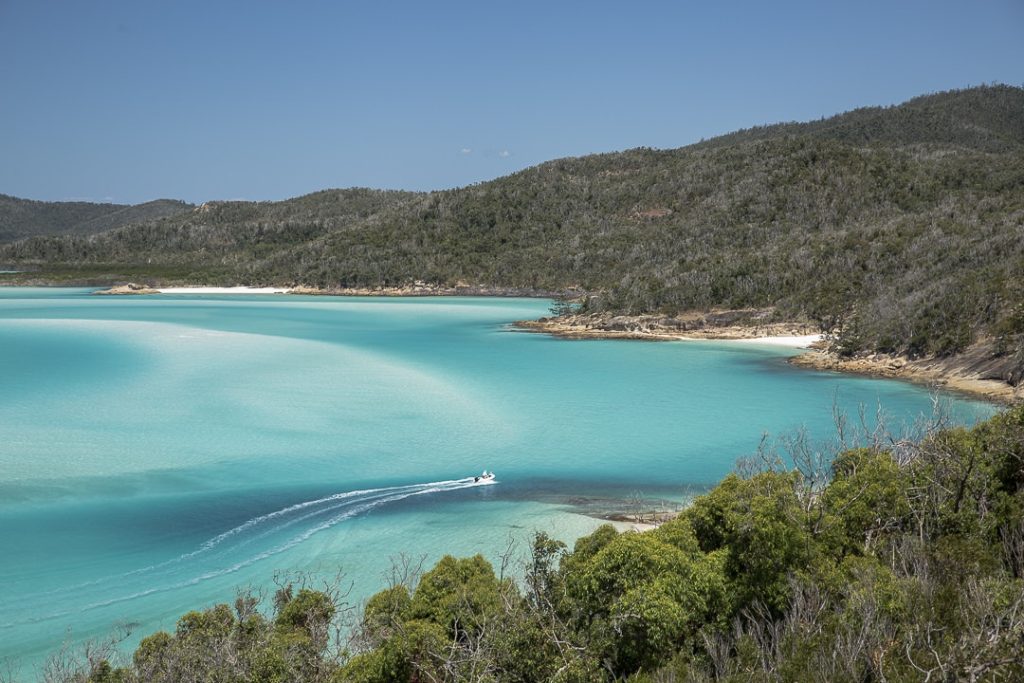 Vue sur Whitehaven beach depuis Hill Inlet #Australie #queensland