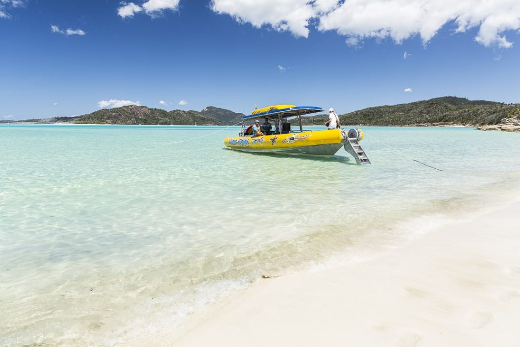 Ocean rafting, un opérateur eco certifié recommandé pour faire une excursion sur Hill Inlet et Whitehaven beach #australie #queensland