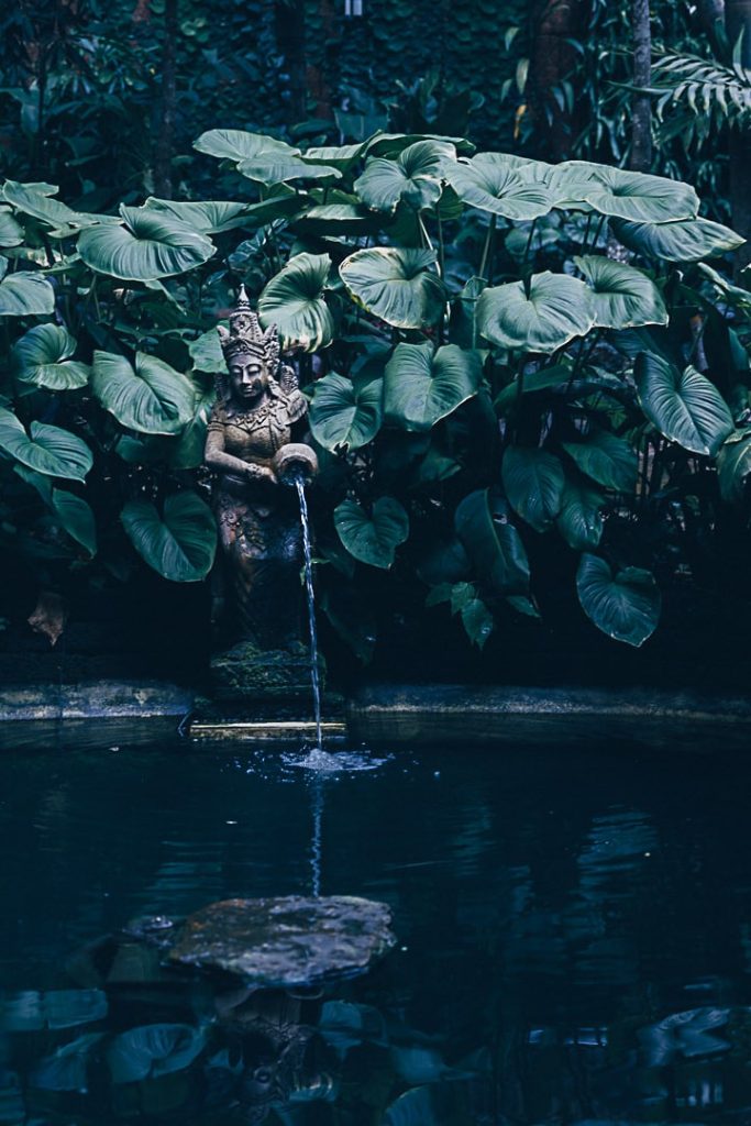 Fontaine de la Maison de Jim Thompson à Bangkok