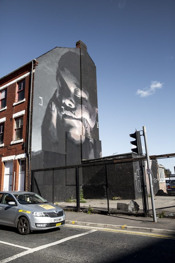 Oeuvre street art de Axel Void à Manchester #streetart #bestofmcr #lovegreatbritain