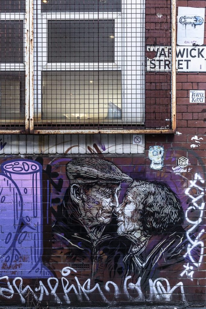 Oeuvre du français C215 inspirée d'une photo de Lee Jeffries #streetart #BestofMCR #lovegreatbritain
