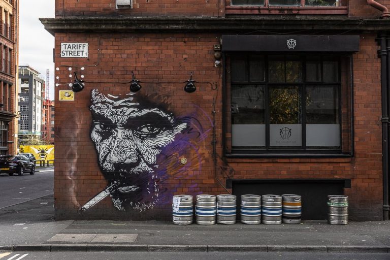 Le fumeur de l'artiste français C215 vu à Manchester #streetart #bestofMCR #lovegreatbritain