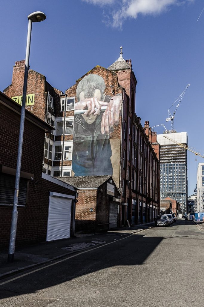 Oeuvre du street artist CASE à Manchester #bestofMCR #lovegreatbritain #streetart