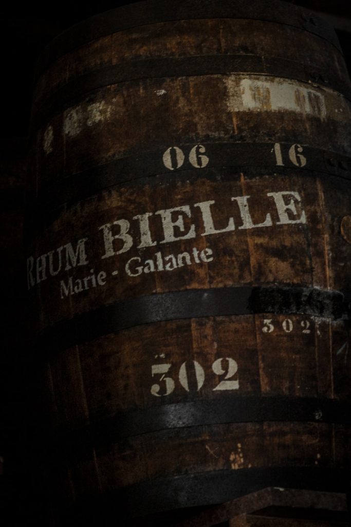Fût à la distillerie Bielle sur Marie Galante