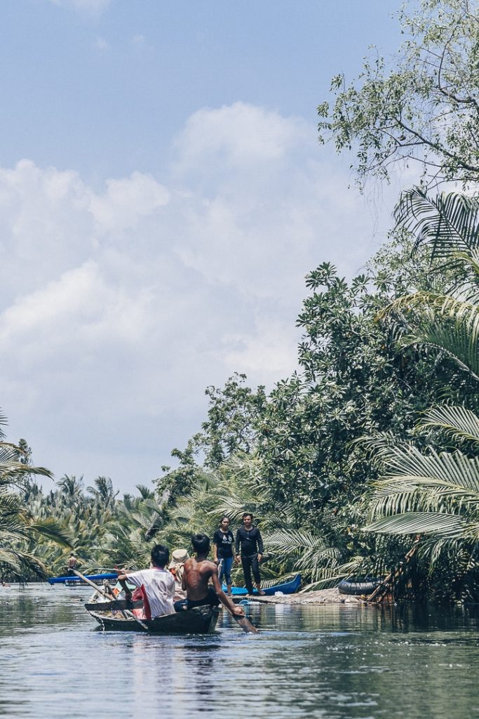 La cathédrale verte, un canal à la végétation luxuriant à découvrir à Kampot au Cambodge