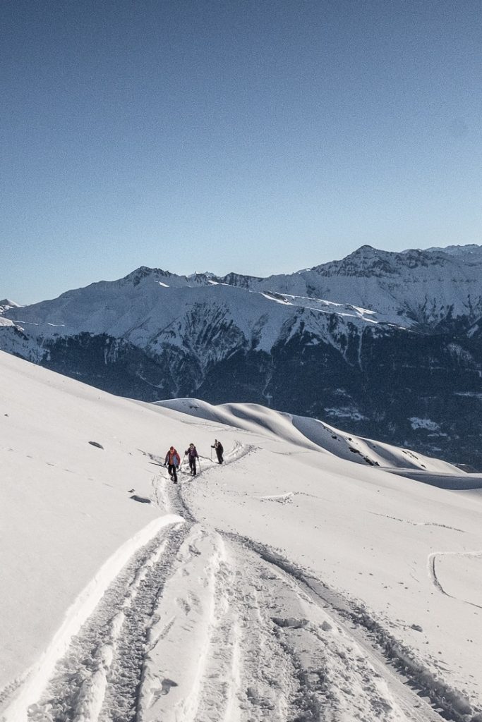 Dernière ligne droite avant l'arrivée au Grand Truc - La Toussuire