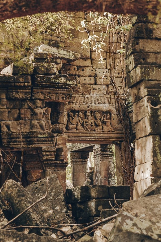 Ruines du temple de Banteay Chhmar au Cambodge