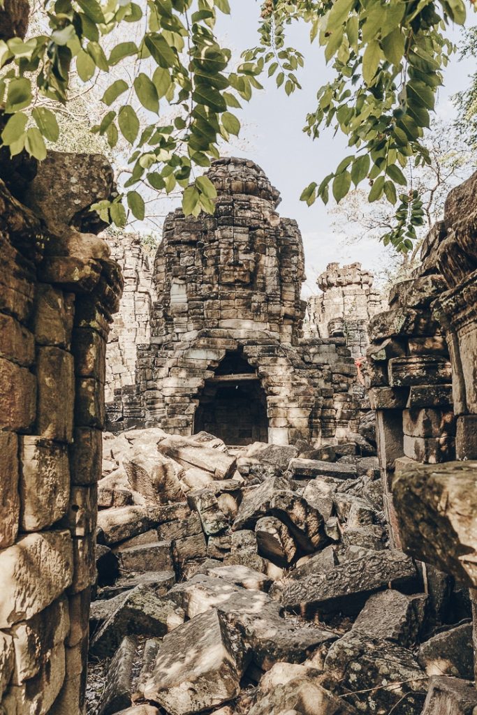 Bouddha du temple de Banteay Chhmar - Cambodge