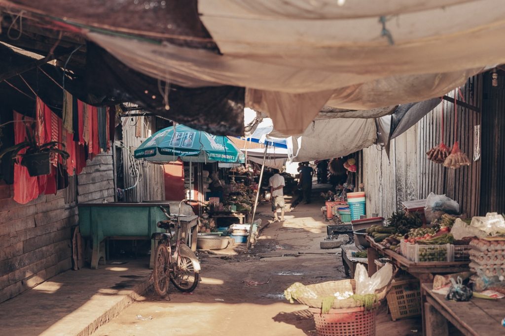 Le marché de Banteay Chhmar - Cambodge