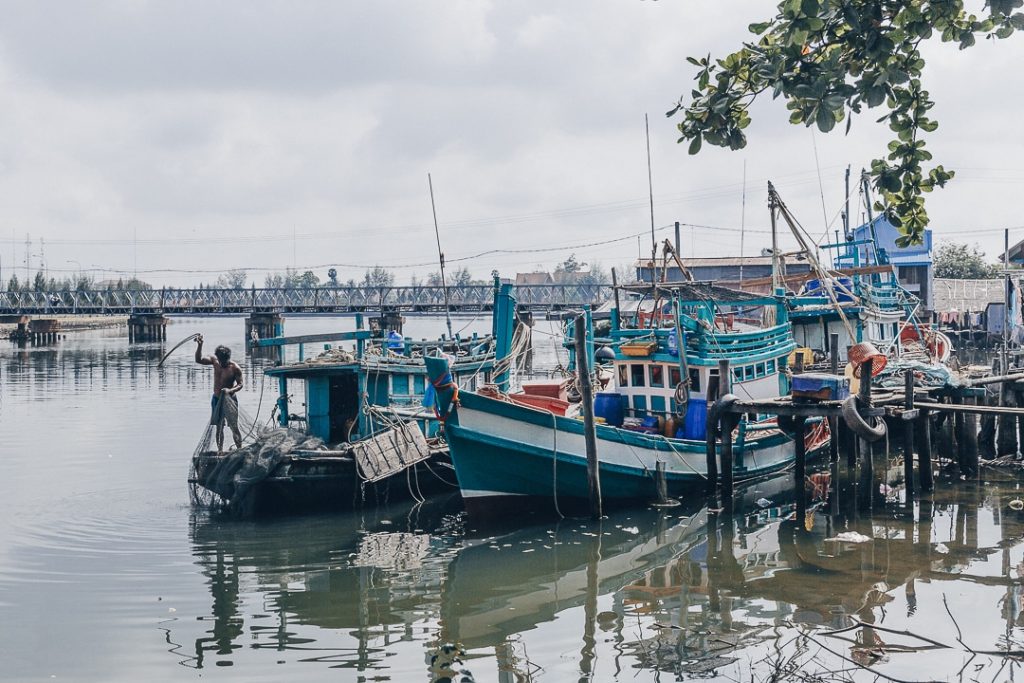 Village de pêcheur à Kampot