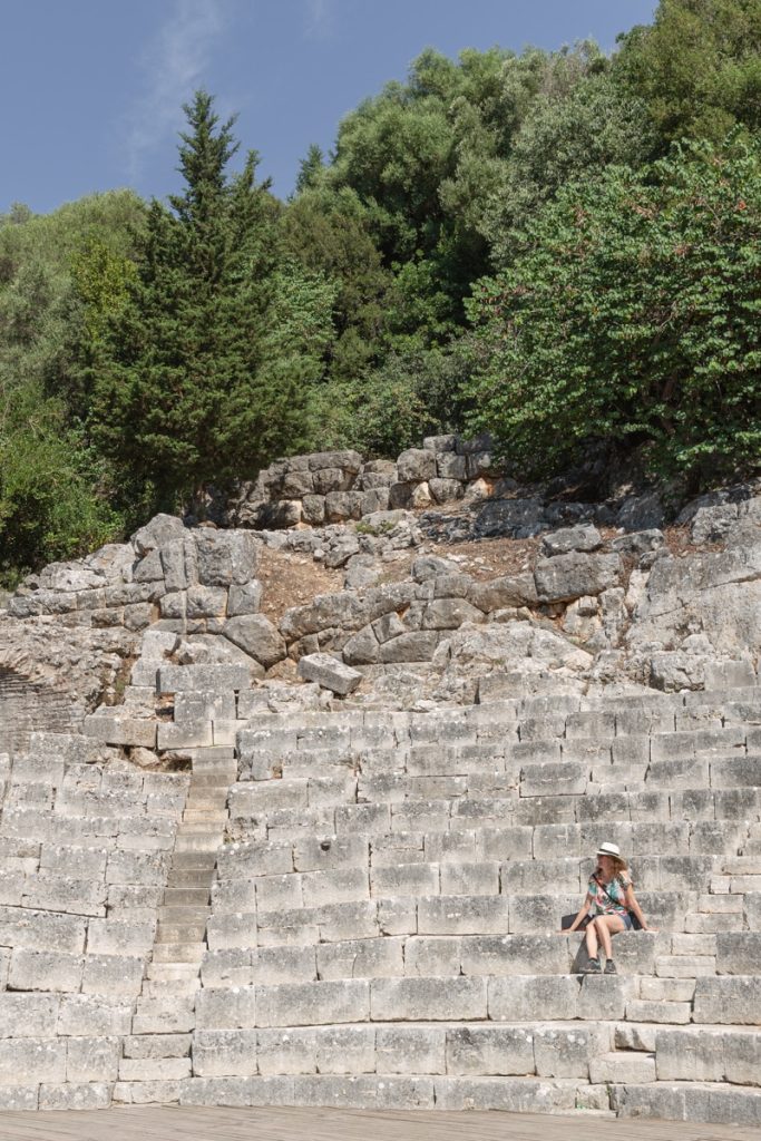 Vacances en albanie - parc national de butrint le theatre