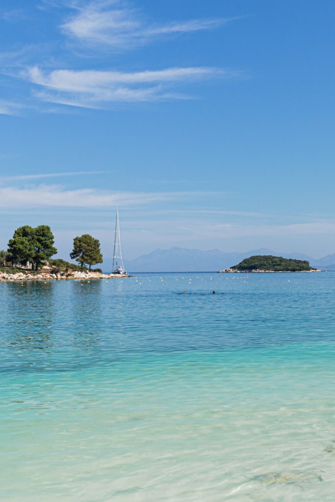 Vacances en albanie - plage de Ksamil