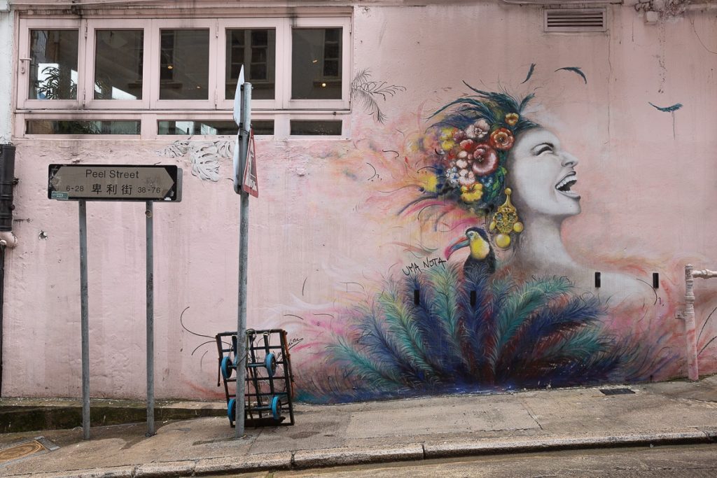 Street art a Hong Kong