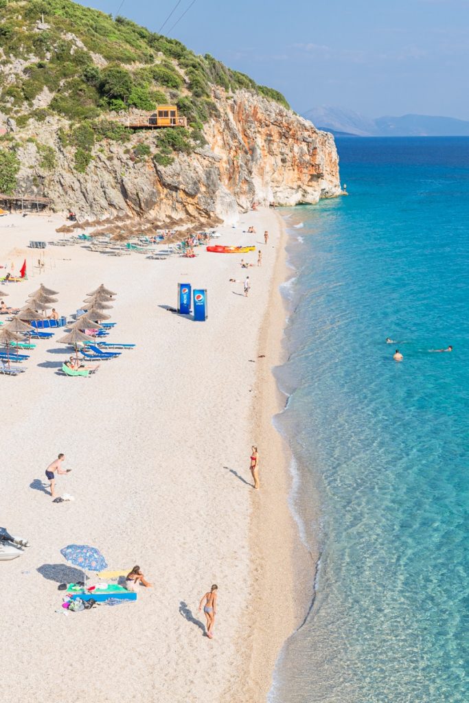 Gjipe beach, une des plus belles plages à voir en Albanie