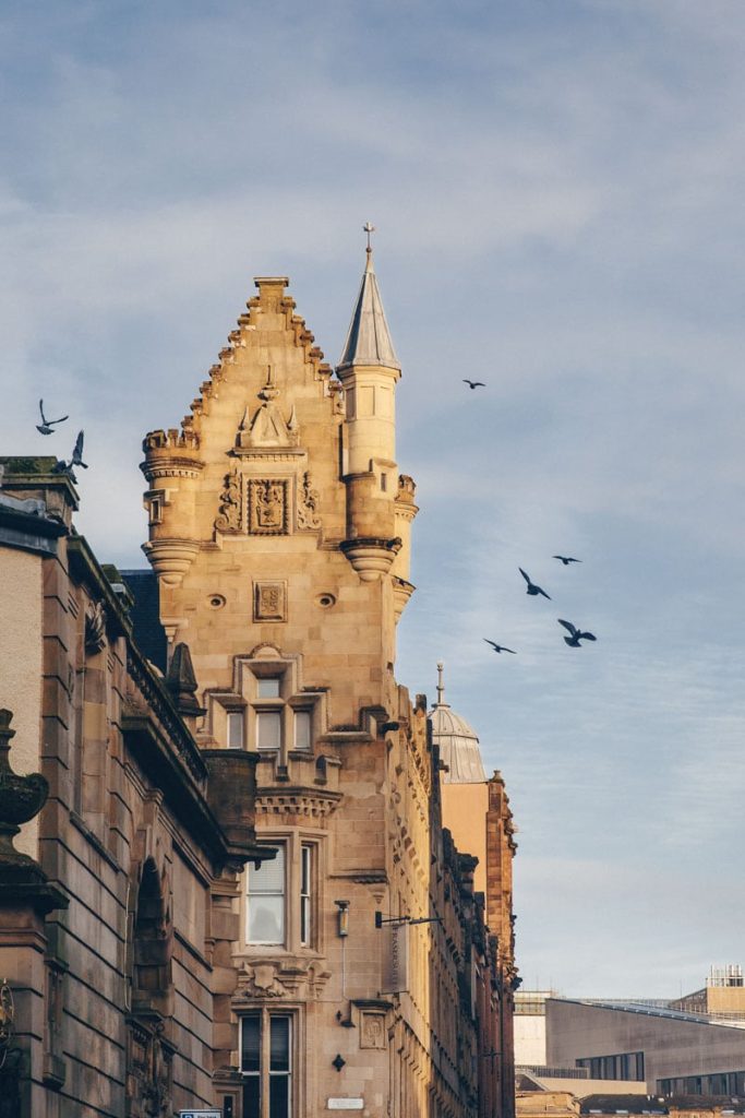 Toits dans Merchant city, Glasgow