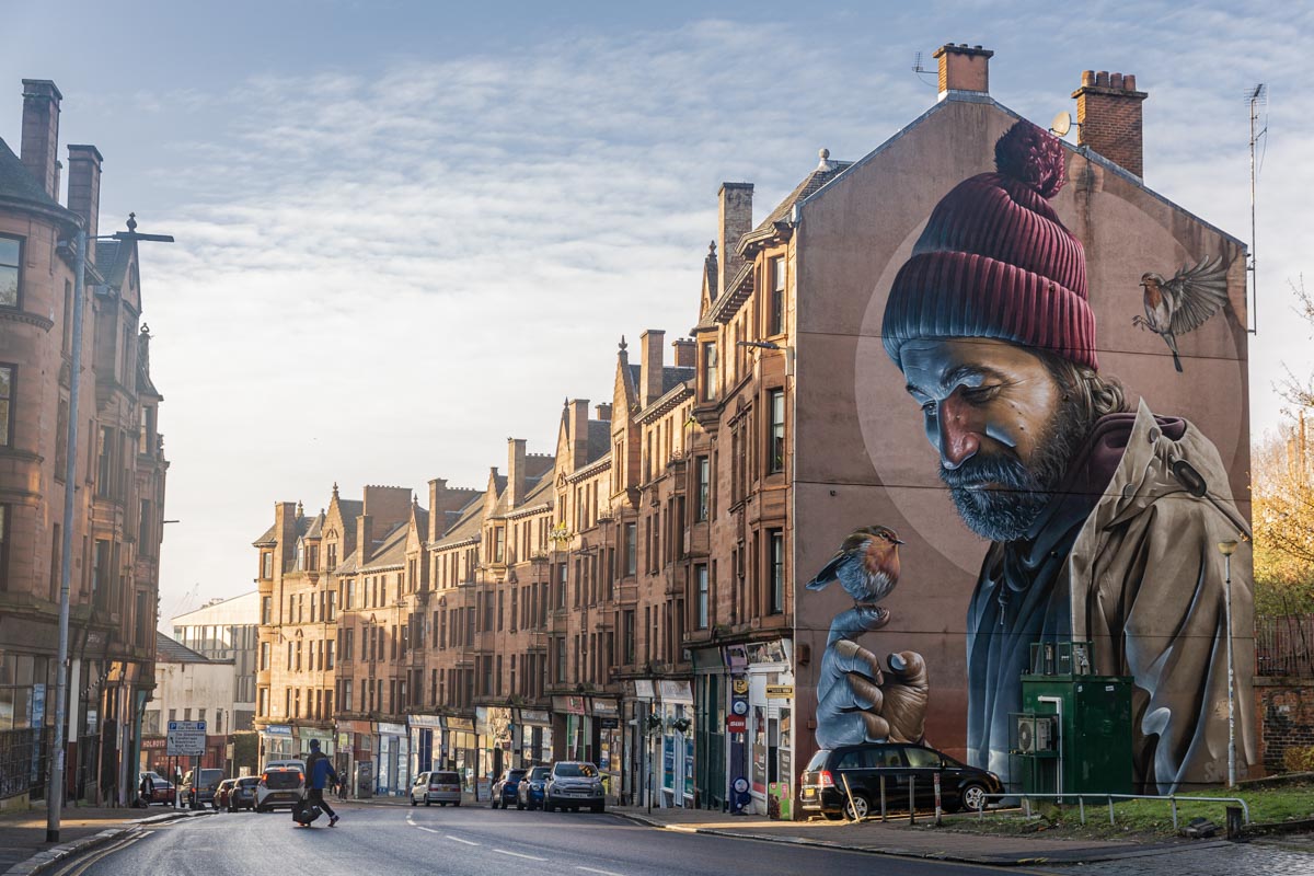 Street art Saint mungo SMUG glasgow