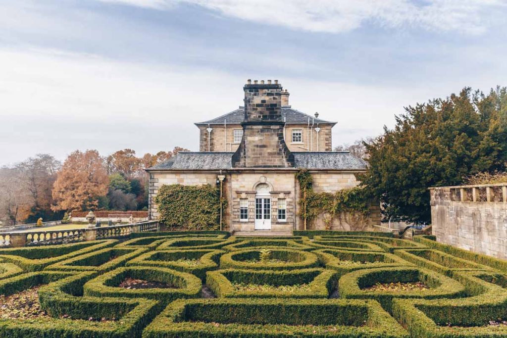 Les jolis jardins de la Pollok house à Glasgow