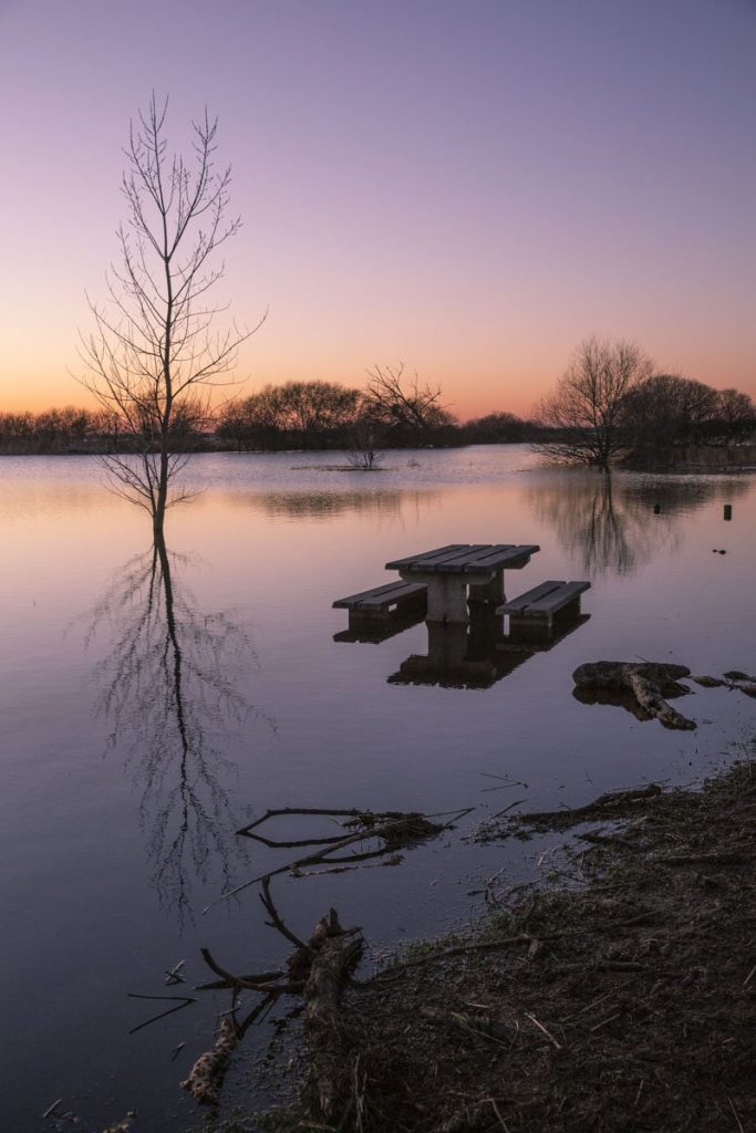 Passay coucher de soleil lac de Grand Lieu
