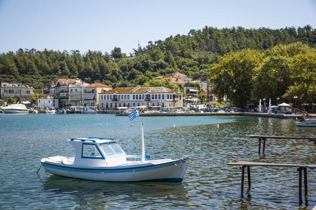 Le vieux port de Limenas, Thassos - Grèce