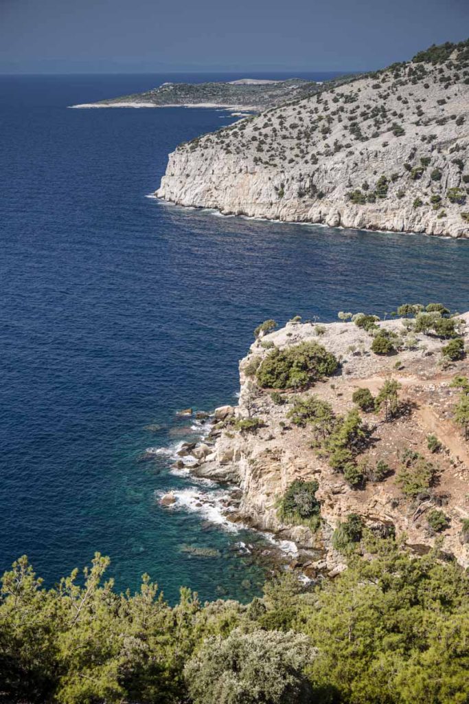 thassos cotes escarpees