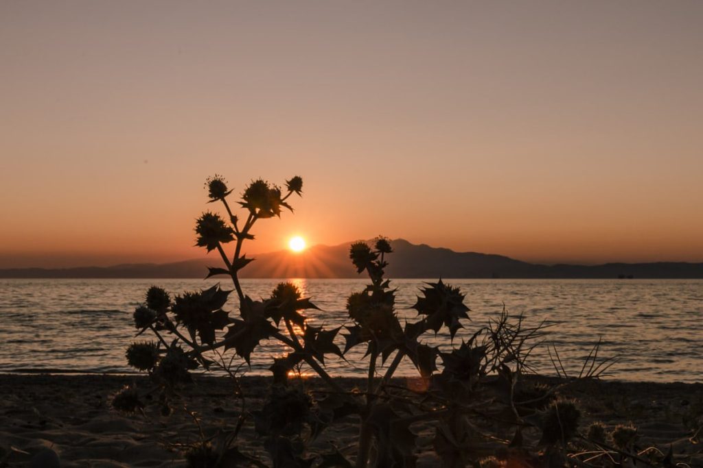thassos – coucher de soleil