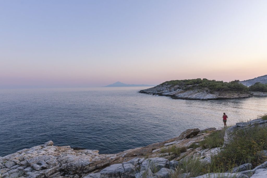 thassos - coucher de soleil Alyki