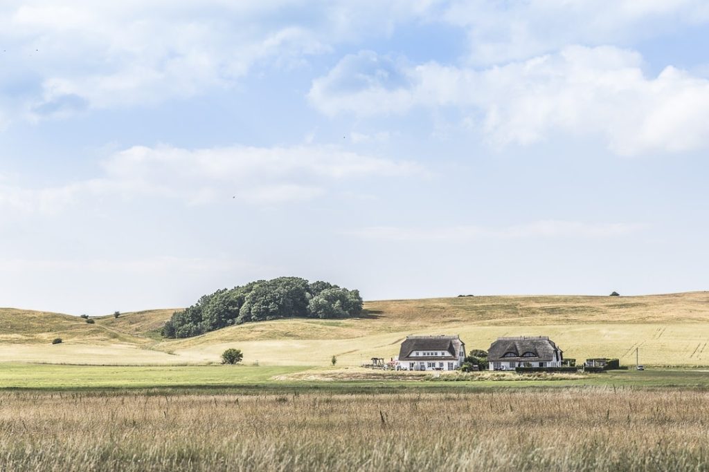 péninsule de Mönchgut sur l'île de Ruegen en Allemagne