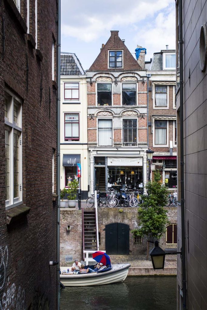 Vue sur la rivière Oudegracht