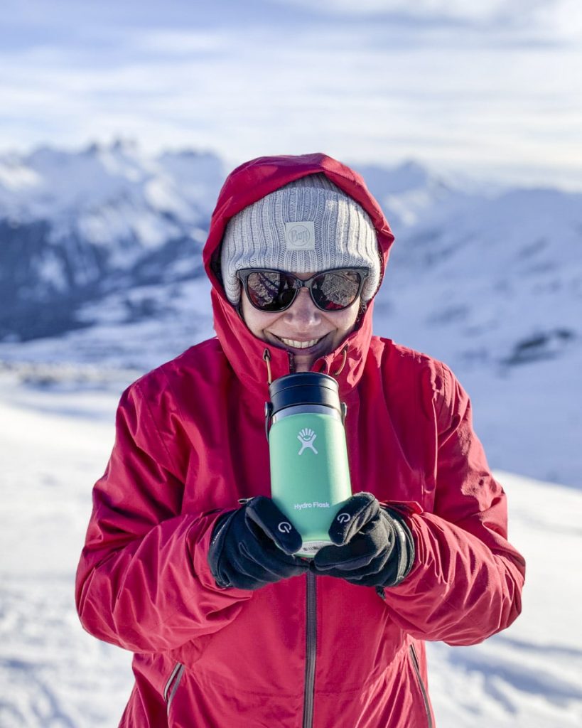 Test-hydroflask-a-la-montagne