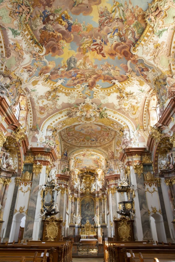Intérieur rococo de Wilhering
