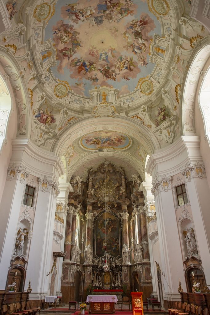 interieur rococo abbaye de Engelzell