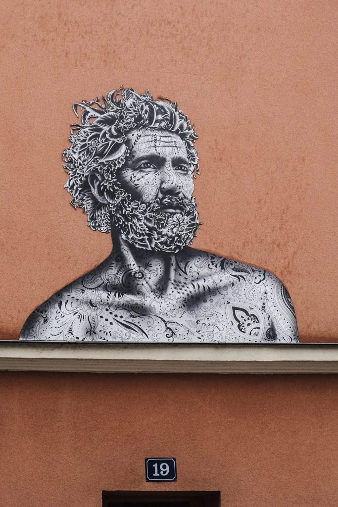 Collage de l'artiste Aydar à Paris