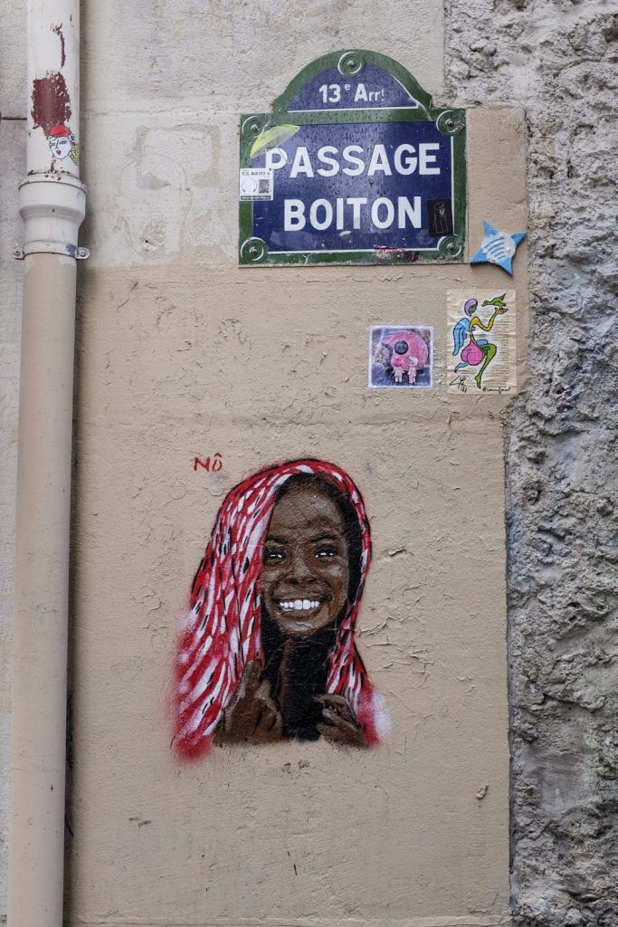 street art de Nô à la butte aux cailles
