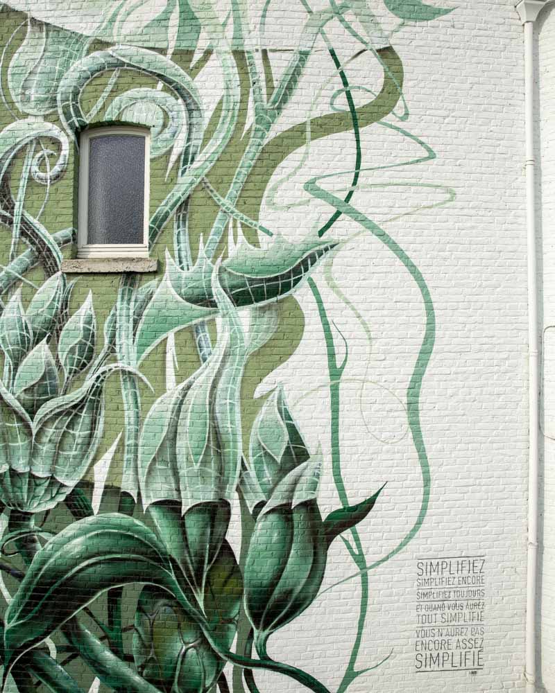 Street art villa balat